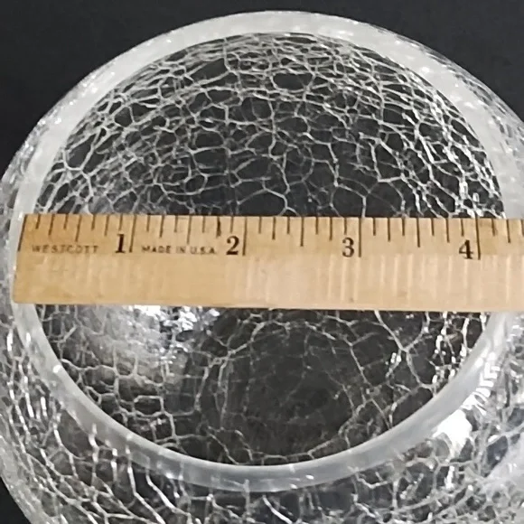 Sphere shaped Crackled glass - Picture 4 of 4